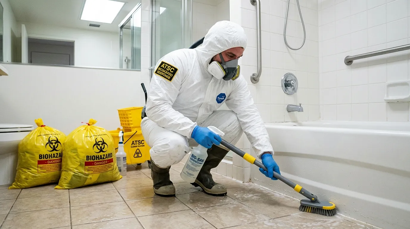 Decontamination equipment deployed for Blood Cleanup in Houston